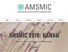 Tablet Screenshot of amsmic.org